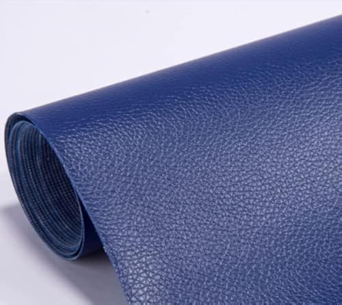 Aufkleber aus Kunstleder, Lederpatch, wasserdicht, selbstklebend, für Tapeten (blau) von Pandiui23