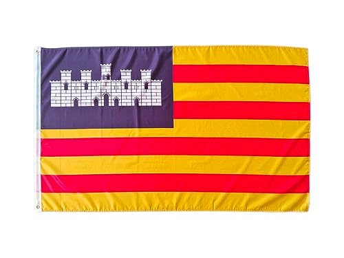 Flagge Balearen, Flagge Balearen, Flagge Balearen, Flagge 150 cm x 90 cm, Flagge Balearen Flagge Balearen, Flagge Balearen, Flagge Balearen, Flagge 150 cm x 90 cm, Flagge Balearen von Pandiui23