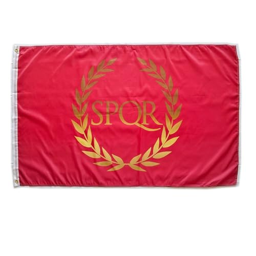 Pandiui23 Flagge des Römischen Reiches, 150 x 90 cm, für Palo - SPQR-Flagge von Pandiui23