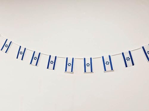 Israel Flagge 40 Stück Israel Flagge Israel Girlande Israel 11.4M Flaggen Israel Nationalflagge Flaggen 14x21cm für Gartenbars Dekorationen Israel Flagge 40 Stück Israel Flagge Israel Girlande Israel 11.4M Flaggen Israel Nationalflagge Flaggen 14x21cm für Gartenbars Dekorationen von Pandiui23