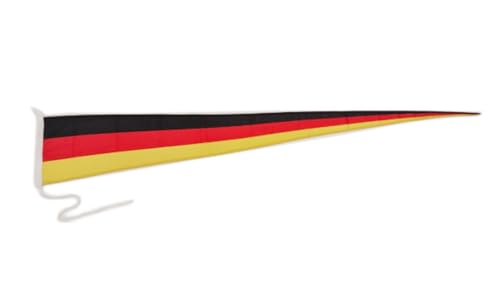 Premium Langwimpel Stoffgewicht, robustes und witterungsbeständiges Schiffsflaggentuch - verschiedene Größen - Wimpel SH, Fahnenmast Zubehör (Deutschland, 30 X 200 cm) von Pandiui23