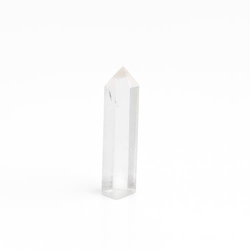 Turm aus weißem Quarzstein, Kristallstab, natürlicher Kristallquarz, sechseckige Kristallsäule, Bergkristallstäbe, klare Quarzstäbe, Turm (weißer Quarz, 7-8 cm) von Pandiui23