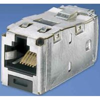 Panduit Mini-Jack Buchse Kat6 RJ45 8(8) geschirmt CJS688TGY von Panduit