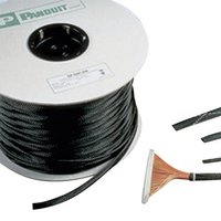 Panduit SE125P-TR0 Geflechtschlauch Schwarz PET 38.10 bis 19.10mm Meterware von Panduit
