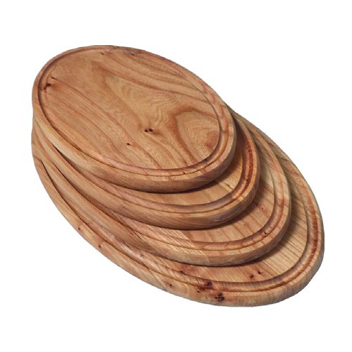 Panetta Casalinghi Oval Holz Schneidebrett mit Groove, beige, 30 x 20 cm Panetta Casalinghi Oval Holz Schneidebrett mit Groove, beige, 30 x 20 cm von Panetta Casalinghi