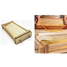 Panetta Casalinghi Spaghetti alla Chitarra Maker, Holz, Beige, 37 x 20 x 9 cm von Panetta Casalinghi