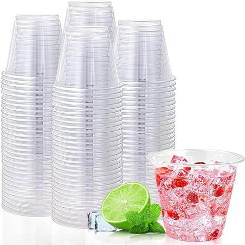 Panexf 100 Stück Schnapsgläser Plastik 4cl/40ml Shotgläser plastikbecher Schnapsbecher aus PP - Material, Wiederverwendbarer Trinkbecher für Party Spaß von Panexf