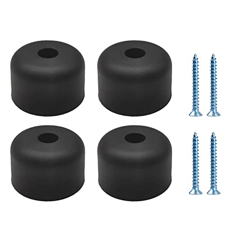 Panexf Möbelbeine Rund 4 Stück Füße für Möbel Möbelfüße Schwarz Ø 50 x H 30 mm Schrankfüsse Möbelgleiter mit 4 Stück Schrauben Panexf Möbelbeine Rund 4 Stück Füße für Möbel Möbelfüße Schwarz Ø 50 x H 30 mm Schrankfüsse Möbelgleiter mit 4 Stück Schrauben von Panexf