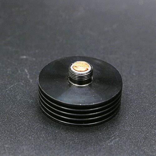 Pang-qingtian 1 stück 22mm 24mm 25mm 27mm Fit für 510 Kühlkörper Fit für 510 Gewindeadapter RDA RDTA (Farbe : 22mm Black) von No Logo