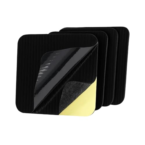 4 Stück rutschfeste Unterlage, Wiederverwendbar Und Waschbar, Antirutschmatte Für Teppich, 10x10 cm Schwarz, Teppich Antirutschunterlage, Ideal Für Wohnzimmer, Schlafzimmer Und Flur 4 Stück rutschfeste Unterlage, Wiederverwendbar Und Waschbar, Antirutschmatte Für Teppich, 10x10 cm Schwarz, Teppich Antirutschunterlage, Ideal Für Wohnzimmer, Schlafzimmer Und Flur von PangWuu