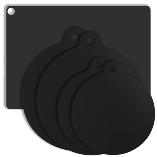 5 Induktionskochfeld Schutzmatte, hitzebeständig bis 280°C,Induktionsmatte mit Haken, Induktionsschutzmatte für Kochfeld, 5-teilig in 3 Größen, einfach zu reinigen von PangWuu