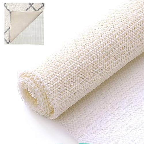 70x200 cm Teppich Antirutschmatte, PVC Teppichgreifer Antirutschmatte, Schneidbar Teppichunterlage rutschfest, Teppichstopper, für Tischtücher(Weiß) 70x200 cm Teppich Antirutschmatte, PVC Teppichgreifer Antirutschmatte, Schneidbar Teppichunterlage rutschfest, Teppichstopper, für Tischtücher(Weiß) von PangWuu
