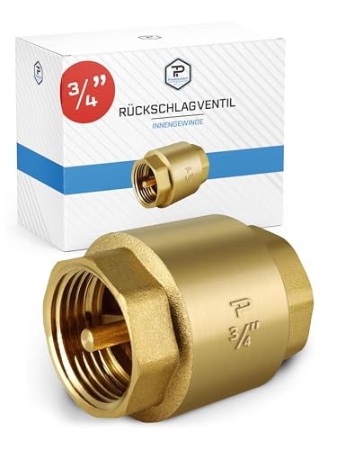 Pangaea Tech Universal Rückschlagventil 3/4 Zoll - rostfreier Rückflussverhinderer mit beidseitigem Innengewinde - Schwerkraftbremse für Wasserleitungen - Rückschlagventil Wasser 3/4 Zoll Pangaea Tech Universal Rückschlagventil 3/4 Zoll - rostfreier Rückflussverhinderer mit beidseitigem Innengewinde - Schwerkraftbremse für Wasserleitungen - Rückschlagventil Wasser 3/4 Zoll von Pangaea Tech