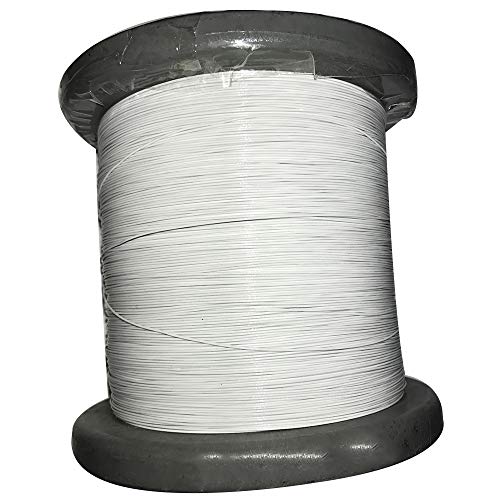 JINchao-Kupferdraht 10m Teflo-Draht, UL10064 26awg 32awg 34awg, Lot Hohe Leitfähigkeit Montagedraht PTFE-Kompensationskabel Gerätezubehör (Length : 10m, Specification : 32 AWG) von Pangocho
