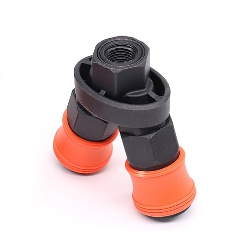 Pangocho C Typ Schnellkupplung Stecker Steckdose Zwei-Wege-Armaturen Drei-Wege-Luftkompressor-Zubehör aus Kunststoff, selbstsichernd(2Way Internal Thread) von Pangocho