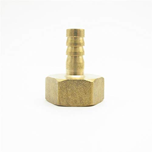 Pangocho Jinchao-Messing Schlauchtülle Messing Barbed Rohrfitting Nippel Stecker Kupplung Adapter, 8mm 10mm 12mm 14mm 16mm 19mm 25mm Schlauch Barb x 3/4" Innengewinde, Armaturen reparieren von Pangocho