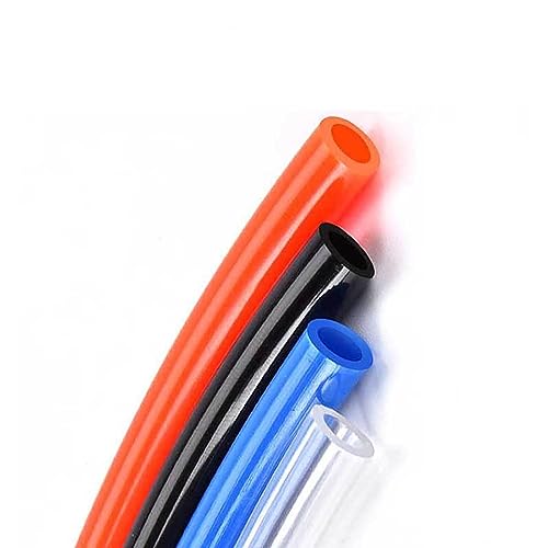 Pangocho Luftkomponentenschlauch Polyurethanschlauch 4 mm 6 mm 8 mm 10 mm 12 mm Rohrleitungsschlauch Pneumatikschlauch for Kompressor(Orange 20m,6x4mm) von Pangocho