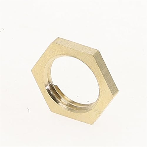 Pangocho Messing-Rohrverschraubungen, BSP-Außengewinde, gerader Winkel, 3-Wege-4-Wege-Stecker, Mutter, Dichtung, Messing-Adapter, Kupplungsstecker(Nut-F,1") von Pangocho