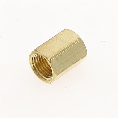 Pangocho Messing-Rohrverschraubungen, BSP-Außengewinde, gerader Winkel, 3-Wege-4-Wege-Stecker, Mutter, Dichtung, Messing-Adapter, Kupplungsstecker(Straight-FF,1") von Pangocho