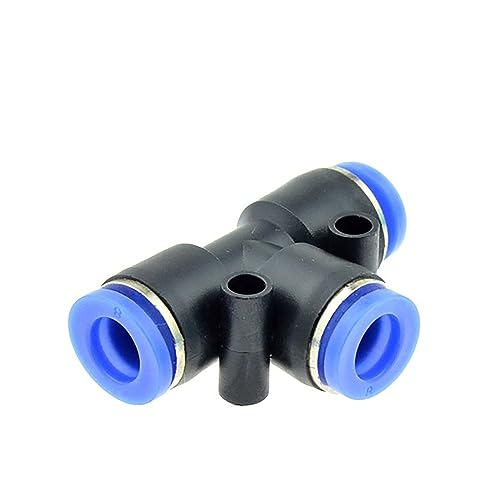 Pangocho Pneumatische Rohrverschraubung, Luft-Schnellverschraubungen, Anschluss 8 mm, 10 mm, 6 mm, 4 mm, 12 mm, Wasserschlauch, Push-In-Rohr, Durchflussregelung, Krankupplungen(PEG,10mm-8mm (a-b)) von Pangocho