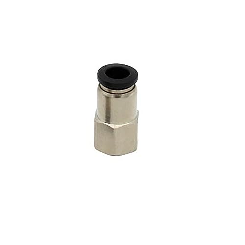 Pangocho Pneumatischer Luftanschluss, 4 mm, 6 mm, 8/10 mm Gewinde, 1/8 1/4 3/8 1/2 Schlauchanschlüsse(12-01,PCF) von Pangocho