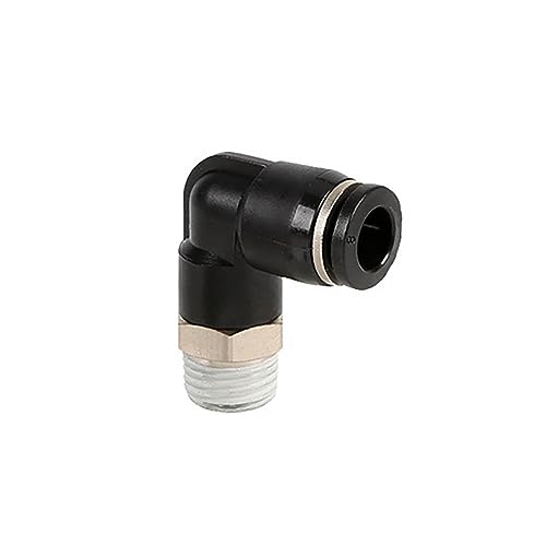 Pangocho Pneumatischer Luftanschluss 4 mm 6 mm 8 mm Gewinde 1/8 Zoll 1/4 3/8 1/2 Zoll BSP Innenschlauchanschlüsse(4-M5,PL) von Pangocho