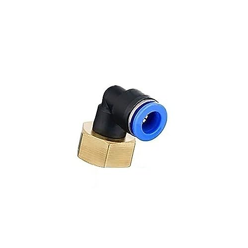 Pangocho Pneumatischer Schnellverbinder, 4–12 mm Schlauch, Luftanschluss, 1/4 Zoll, 1/8 Zoll, 3/8 Zoll, 1/2 Zoll BSPT-Außengewinde, Rohrkupplung(4-02,PLF) von Pangocho