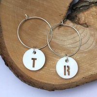 Monogramm Weinglas Charm Buchstabe A-Z Für Party Hochzeitsgeschenk Acryl Name Alphabet Initialen Cocktail Martini Liebhaber Ehemann Frau Freunde Uk von Pangolynn