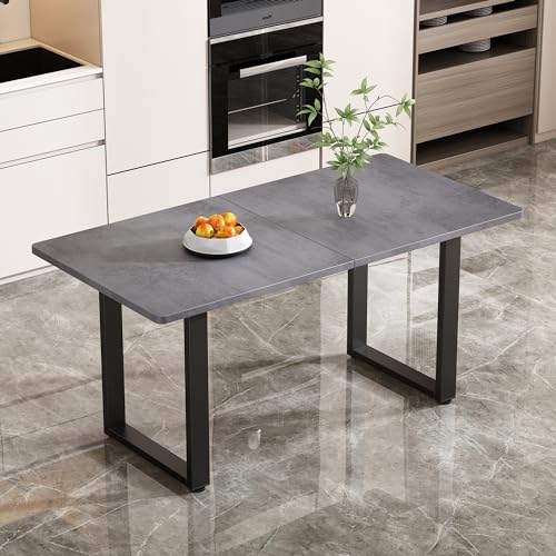 Pangshiyuan Esstisch im Industriestil mit Stahlrahmen, rechteckiger Esstisch, Moderne Arbeitsplatte aus Spanplatte, funktional, mit Stauraum, schwarz-grau, 96.5 x 77.5 x 22.5 cm Pangshiyuan Esstisch im Industriestil mit Stahlrahmen, rechteckiger Esstisch, Moderne Arbeitsplatte aus Spanplatte, funktional, mit Stauraum, schwarz-grau, 96.5 x 77.5 x 22.5 cm von Pangshiyuan