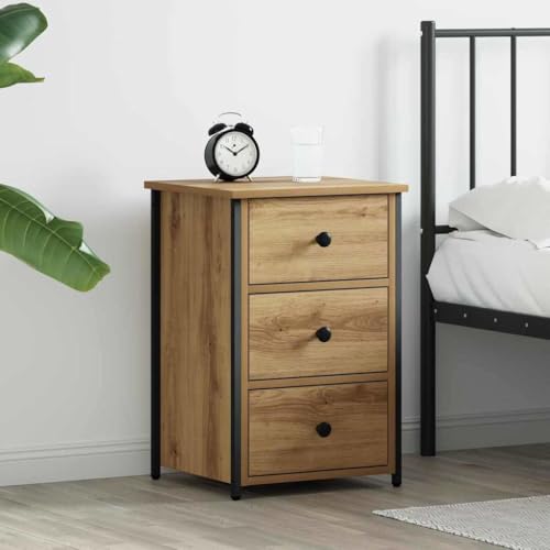 Pangshiyuan Nachttisch mit Schublade aus Eiche Massivholz, Moderner Beistelltisch mit Stauraum, Schlafzimmermöbel, Wohnaccessoire, Handwerklich Gefertigt, 40W x 36D x 60H cm Pangshiyuan Nachttisch mit Schublade aus Eiche Massivholz, Moderner Beistelltisch mit Stauraum, Schlafzimmermöbel, Wohnaccessoire, Handwerklich Gefertigt, 40W x 36D x 60H cm von Pangshiyuan