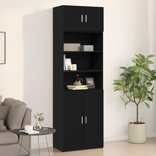 Pangshiyuan Rustikales Wandschrank mit massiver Eiche, 2 Türen, funktional und stilvoll, Stauraum für Küche und Esszimmer, braun, 70x42.5x40 cm Pangshiyuan Rustikales Wandschrank mit massiver Eiche, 2 Türen, funktional und stilvoll, Stauraum für Küche und Esszimmer, braun, 70x42.5x40 cm von Pangshiyuan