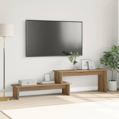 Pangshiyuan TV-Schrank aus Holzwerkstoff in Eiche-Optik, schlankes Design mit Regalen, minimalistisch & funktional, für Wohnzimmer, Flur oder Büro, 180 x 30 x 43 cm Pangshiyuan TV-Schrank aus Holzwerkstoff in Eiche-Optik, schlankes Design mit Regalen, minimalistisch & funktional, für Wohnzimmer, Flur oder Büro, 180 x 30 x 43 cm von Pangshiyuan