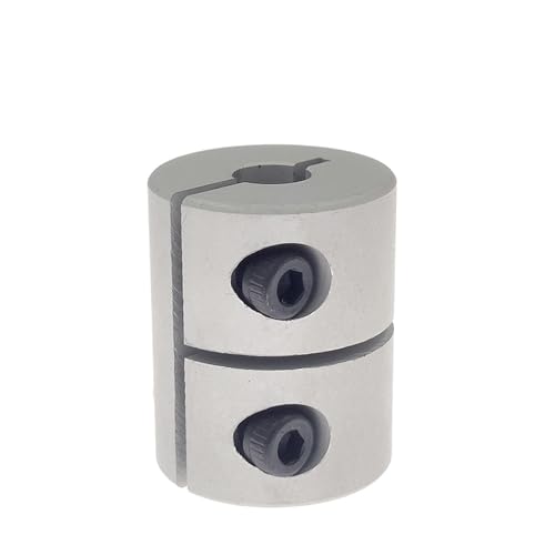 Pangyoo 1 Stück 3D-Drucker-Klemmkupplung D20 L25 Starre Wellenkupplung 3 mm 5 mm 6,35 mm 10 mm Bohrung Stepper-Servomotor-Anschluss(6x10mm) von Pangyoo