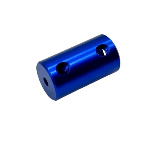 Pangyoo 1 Stück flexible Bohrung 5 mm 8 mm Wellenkupplung 3D-Drucker blau Aluminium flexible Kupplung Schraube Schrittmotor Wellenkupplung(8x8x25mm) von Pangyoo