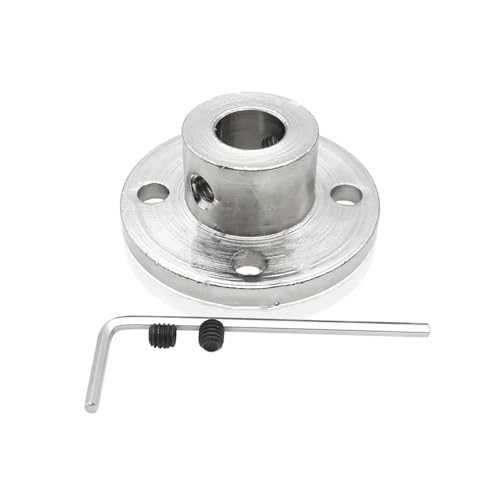 Pangyoo 1 Stück starre Kupplung, Flanschstützkupplung, 2 mm, 3,17 mm, 5 mm, 6,35 mm, 8 mm, 10 mm, 12 mm, 14 mm, Motorführungswellenverbinder(12mm bore) von Pangyoo