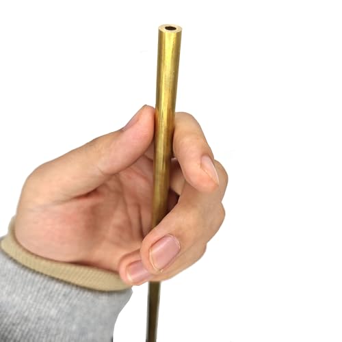 Pangyoo 2pc Messing Rohr 0,2mm Wandstärke 1mm 11mm Messing Rohr Gerade Dünne wand Kleine Durchmesser(OD 6.5 x ID 6.1mm) von Pangyoo
