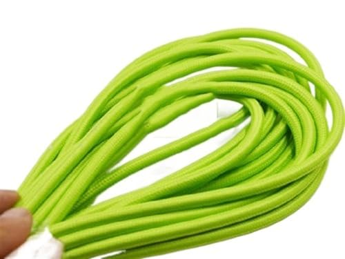 Pangyoo Elektrischer Draht Verdrilltes Kabel for Pendelleuchten, 2 x 0,75 mm Draht for Pendelleuchten, Textil-Overhead-Elektrokabel, 2 m/5 m/10 m(Color:Green color,Size:1meter) von Pangyoo