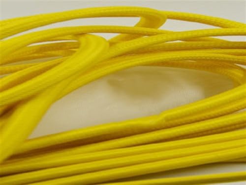 Pangyoo Elektrischer Draht Verdrilltes Kabel for Pendelleuchten, 2 x 0,75 mm Draht for Pendelleuchten, Textil-Overhead-Elektrokabel, 2 m/5 m/10 m(Color:Yellow color,Size:50meter) von Pangyoo