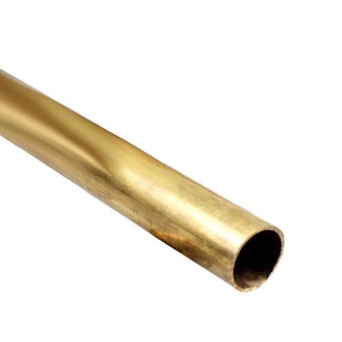 Pangyoo Messingrohr mit optischer Achse und Messinghülsenschiebern, kostenlose Haken, Gravuroptionen(23x1.5x150mm) von Pangyoo