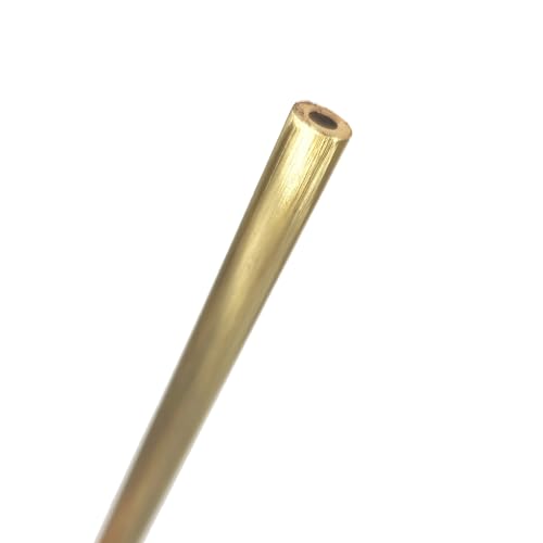 Pangyoo Messingrohre, 3 mm, 4 mm, kleine dünne Metallrohre for Bastel- und Heimwerkerprojekte, 10 Stück(3x0.75x31mm) von Pangyoo