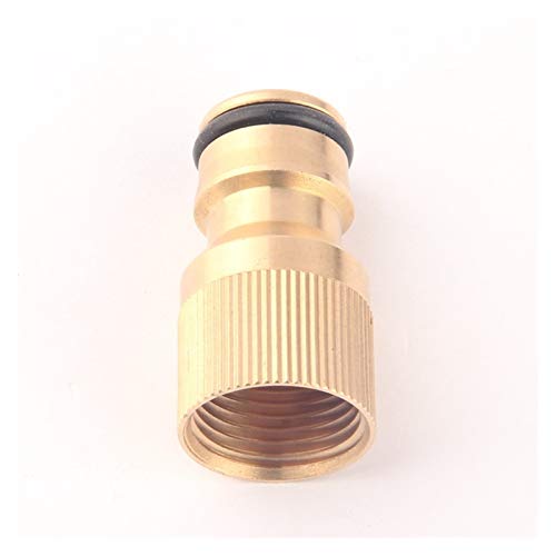 Pangyoo PYouo-Messing Schlauchverbinder 1pc M22 M18 männlich Innengewinde Schlauchleitung-Schnell Fittings Stecker-Adapter Schlauch-Spray-Düse Dickes Material (Color : 18mm Female Thread) von Pangyoo