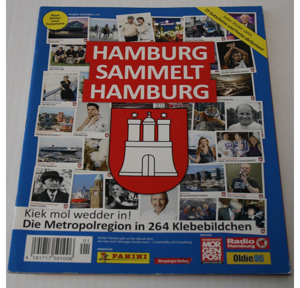Panini Bücher-Adventskalender Hamburg sammelt Hamburg 2009/2010 - Sammelsticker - Album Panini Bücher-Adventskalender Hamburg sammelt Hamburg 2009/2010 - Sammelsticker - Album von Panini