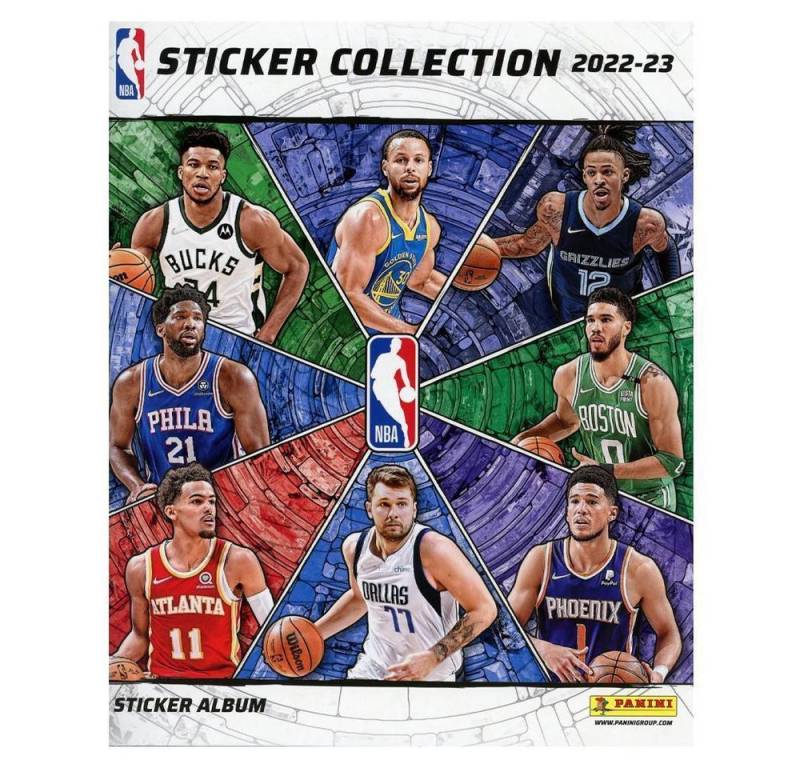 Panini Bücher-Adventskalender Panini NBA Saison 2022/2023 - Sammelsticker - 1 Sammelalbum von Panini