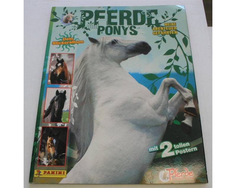 Panini Bücher-Adventskalender Pferde und Ponys, meine abenteuer Gefährten - Sammelsticker - Album von Panini