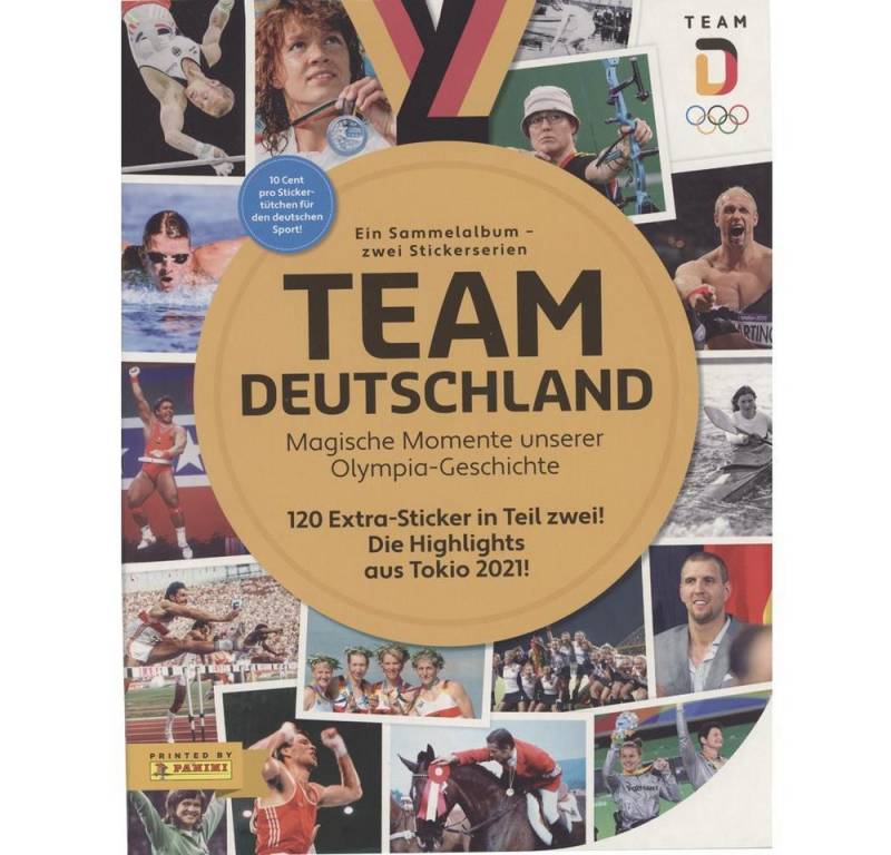 Panini Bücher-Adventskalender Team Deutschland Olympia Teil 1 - Sammelsticker - 1 Album von Panini