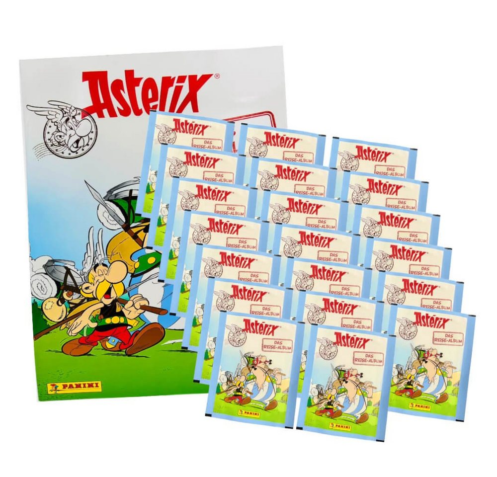 Panini Sticker Panini Asterix Sticker - Reisealbum Sammelsticker (2023) - 1 Album +, (Set), Asterix Sticker - Reisealbum Sammelsticker (2023) - 1 Album + 20 Tüten von Panini