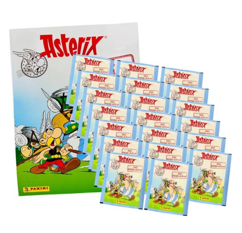 Panini Sticker Panini Asterix Sticker - Reisealbum Sammelsticker (2023) - 1 Album +, (Set), Asterix Sticker - Reisealbum Sammelsticker (2023) - 1 Album + 20 Tüten von Panini