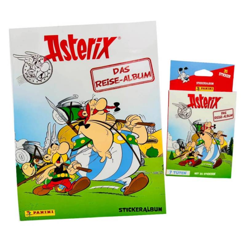 Panini Sticker Panini Asterix Sticker - Reisealbum Sammelsticker (2023) - 1 Album + 1 von Panini