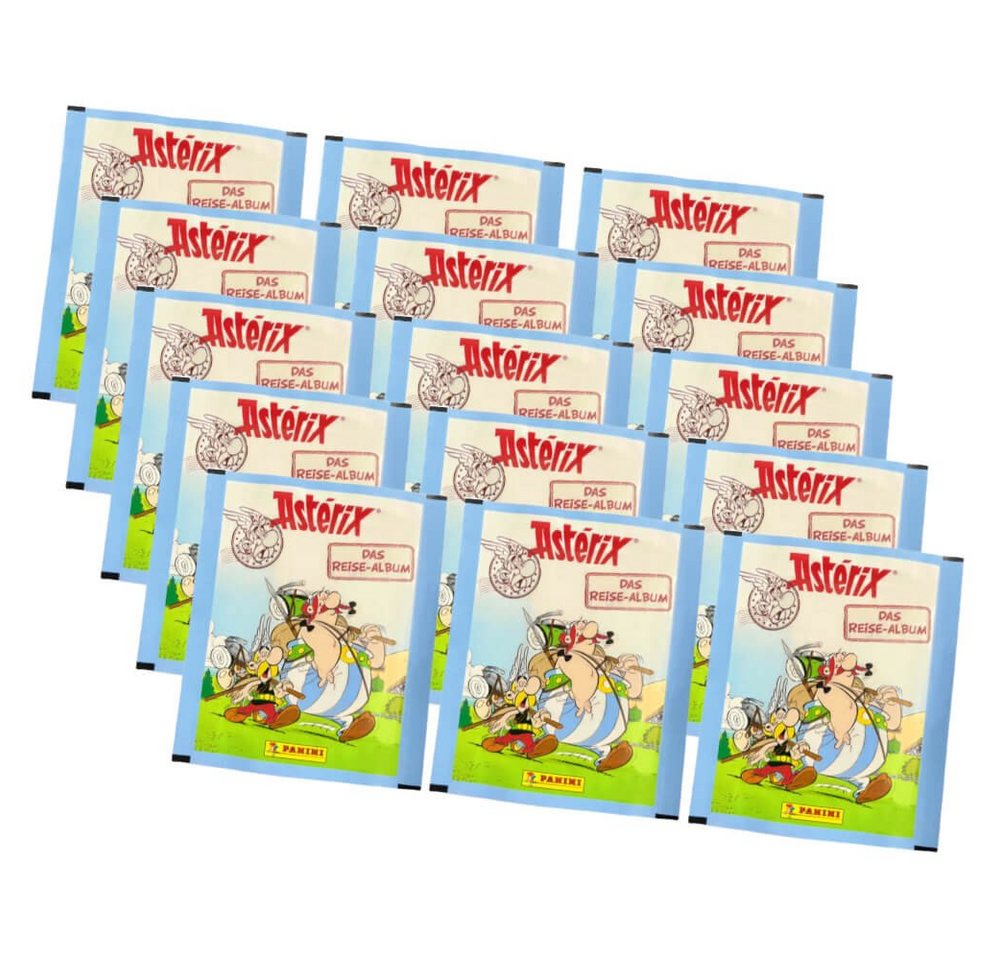 Panini Sticker Panini Asterix Sticker - Reisealbum Sammelsticker (2023) - 15 Tüten, (Set), Asterix Sticker - Reisealbum Sammelsticker (2023) - 15 Tüten von Panini