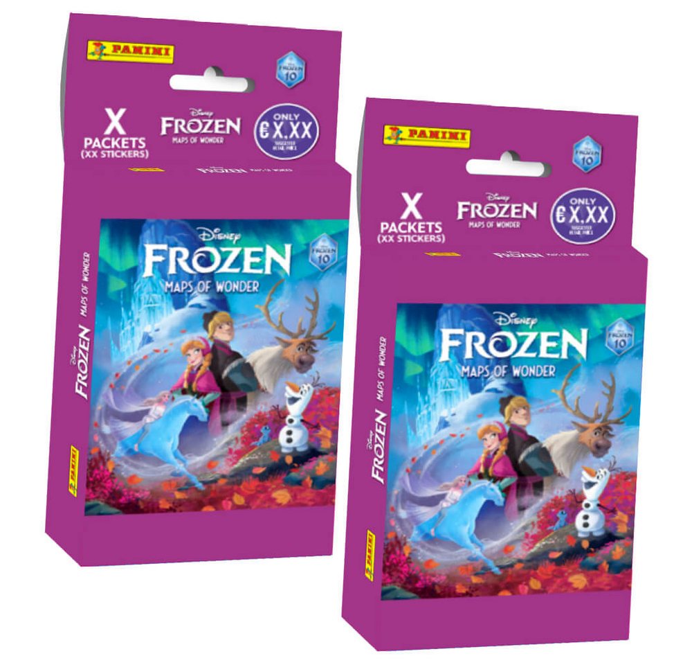 Panini Sticker Panini Die Eiskönigin Sticker - Frozen Reise voller Wunder (2023) - 2, (Set), Sammelsticker von Panini